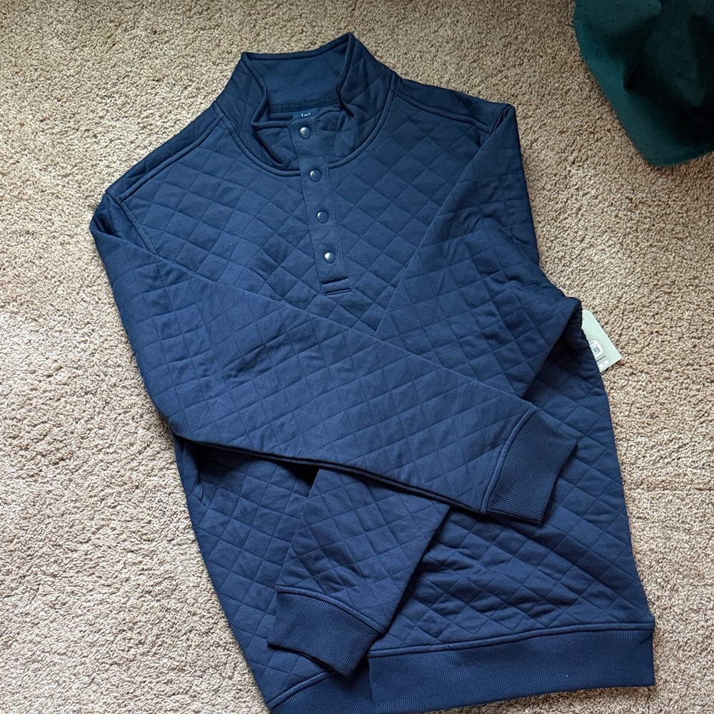 George Navy Quilted Men's Jacket